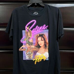 Selena Como La Flor T-Shirt M Black Official Merchandise C-Life Tejano Music